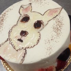 愛犬を写真から似顔絵風に